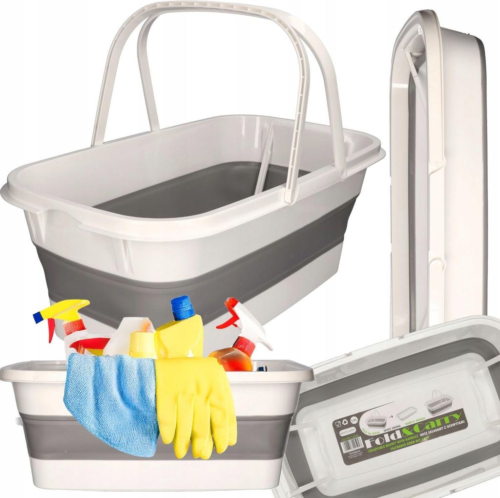 Silikoneimer, faltbar, für Touristen, Camping, Mops, 22 l Produktbild 