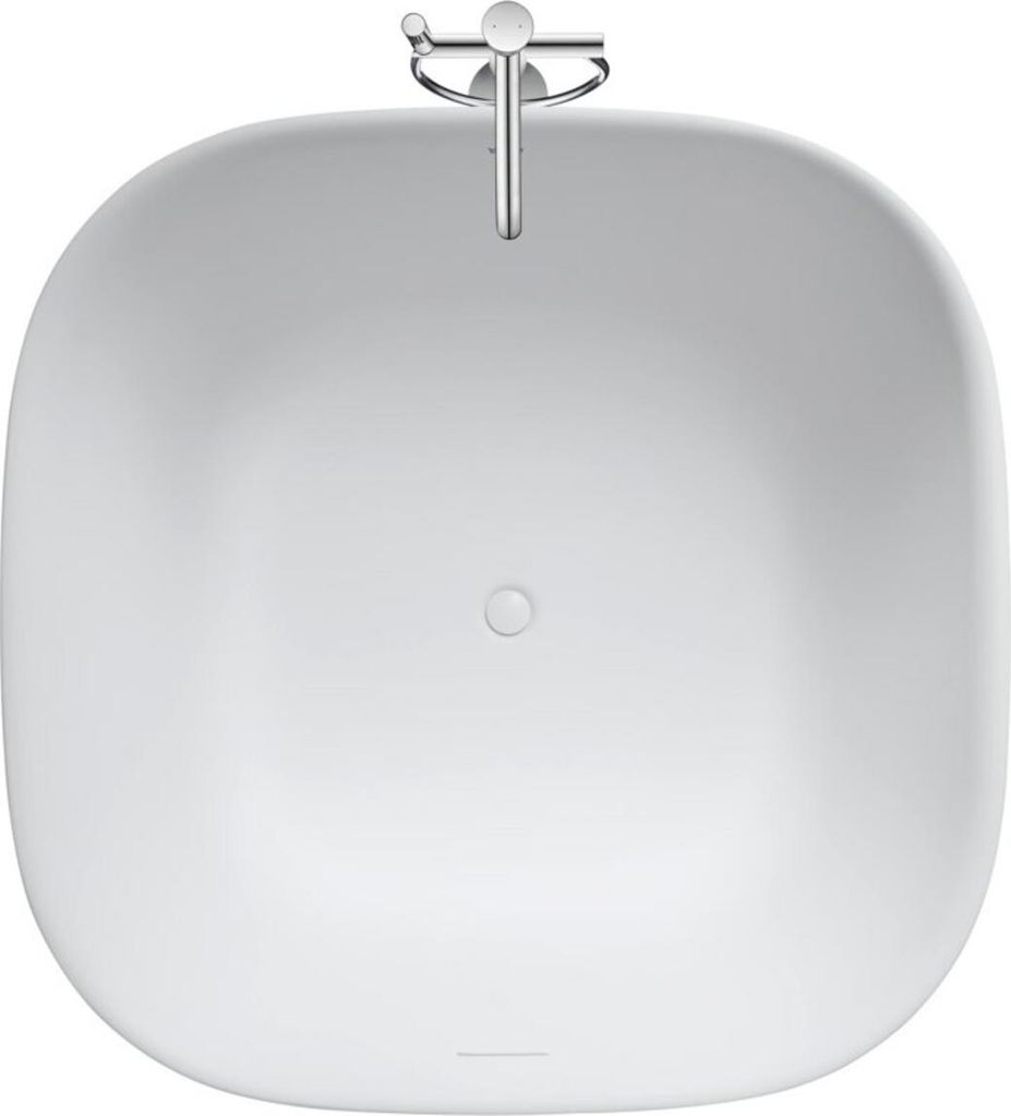 Duravit Zencha Badewanne, freistehend, quadratisch, nahtlose Verkleidung, 1250x1250mm, Weiß Matt, 700464000000000
