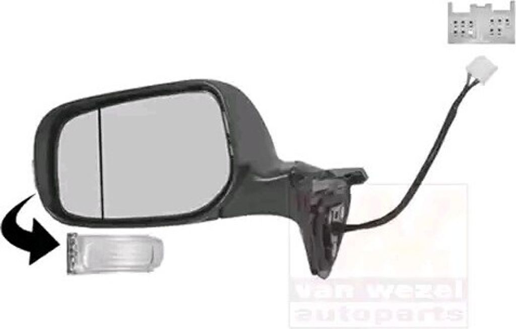 Spiegel Li Fuer Toyota Auris(_E15_)