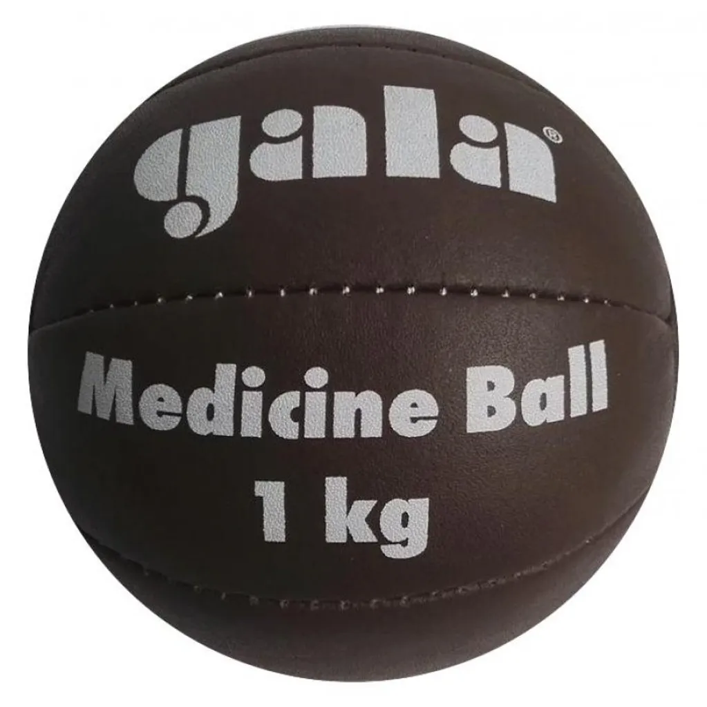 Ballon lesté médecine-ball Gala 1 kg cuir - Équipement de gymnastique
