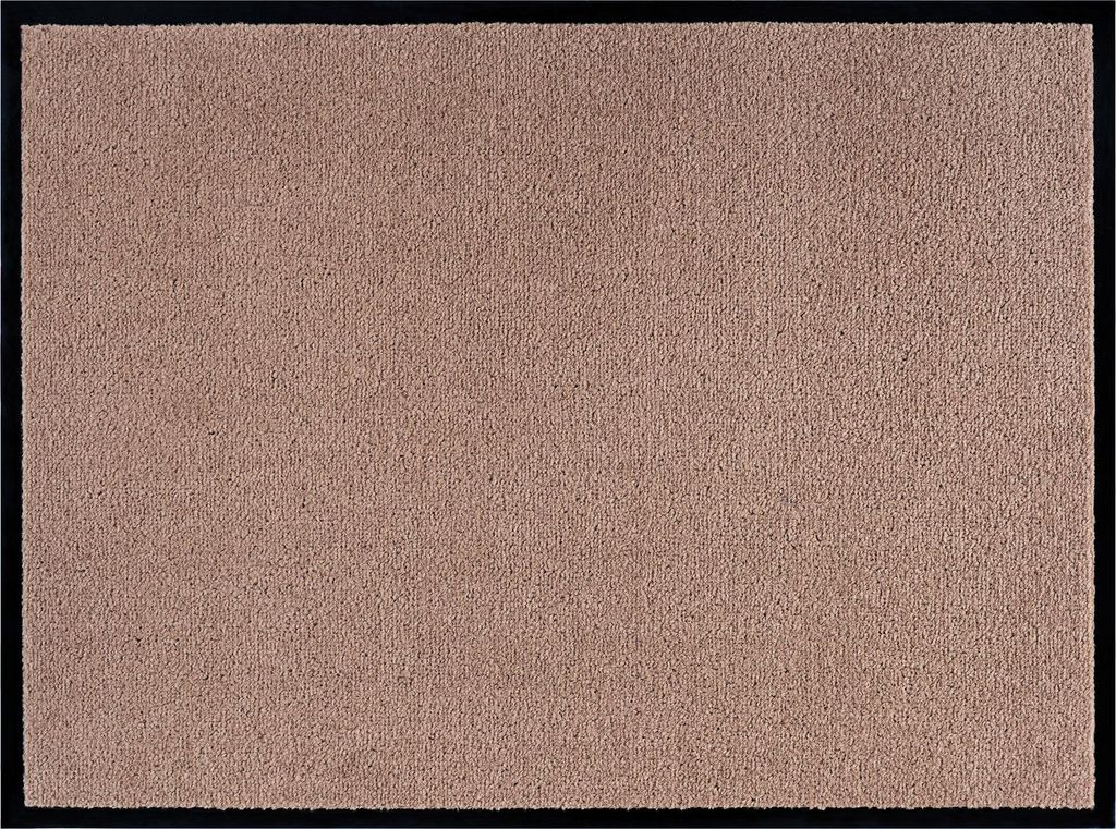 NYVI Fußmatte Unicolored - Pflegeleicht, Strapazierfähig, Anti-Rutsch - Fußabtreter Schmutzfangmatte - 80x120 cm Rechteckig - Beige