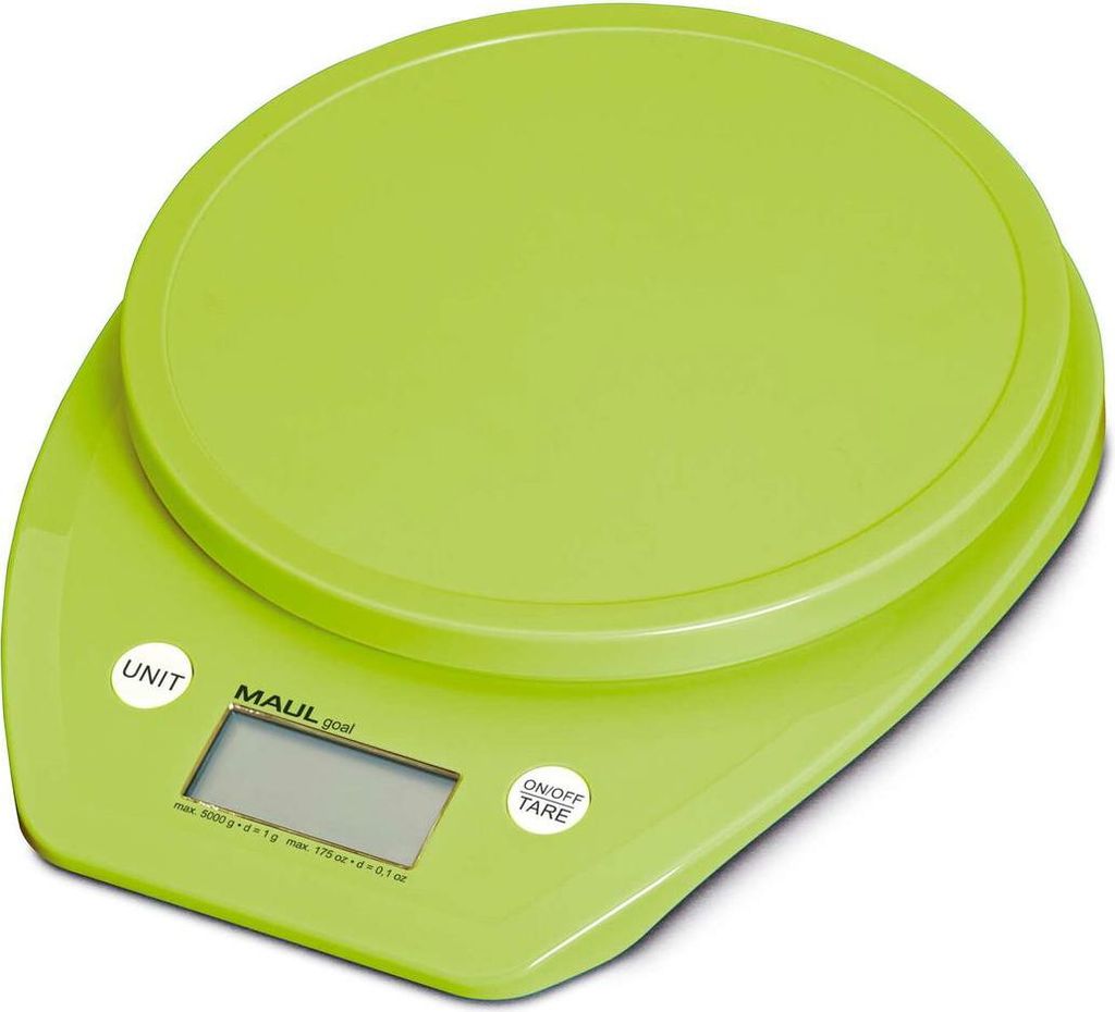 MAUL Briefwaage MAULgoal 5 kg Batterie hellgrün