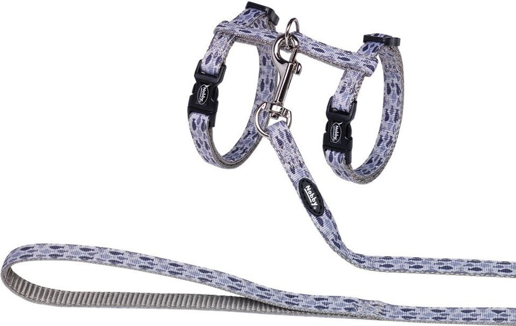 Nobby Katzengarnitur "Fish Grey" grau