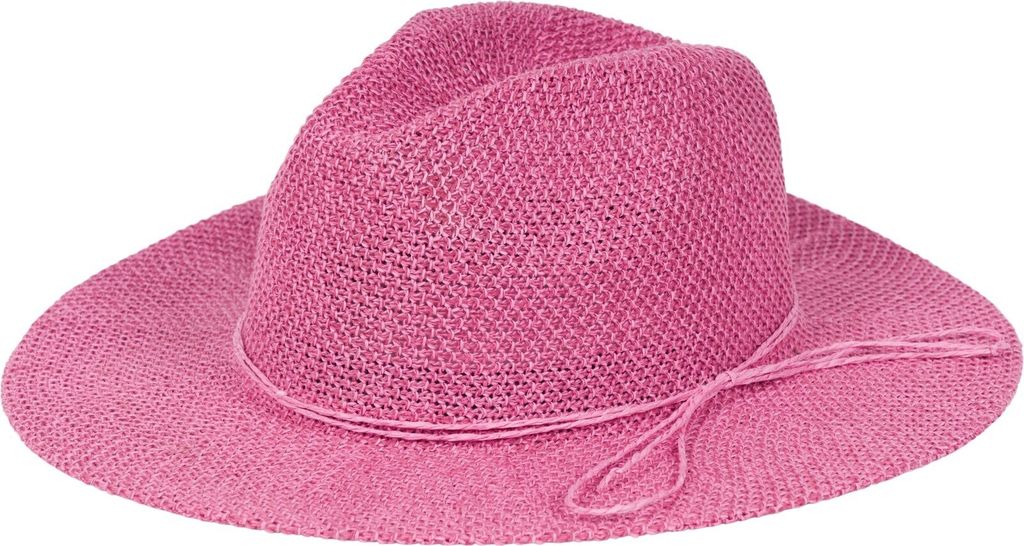 styleBREAKER Damen Panama Sonnenhut mit dünnem Hutband, Strohhut, Schlapphut, Sommerhut, Fedora Hut 04025040