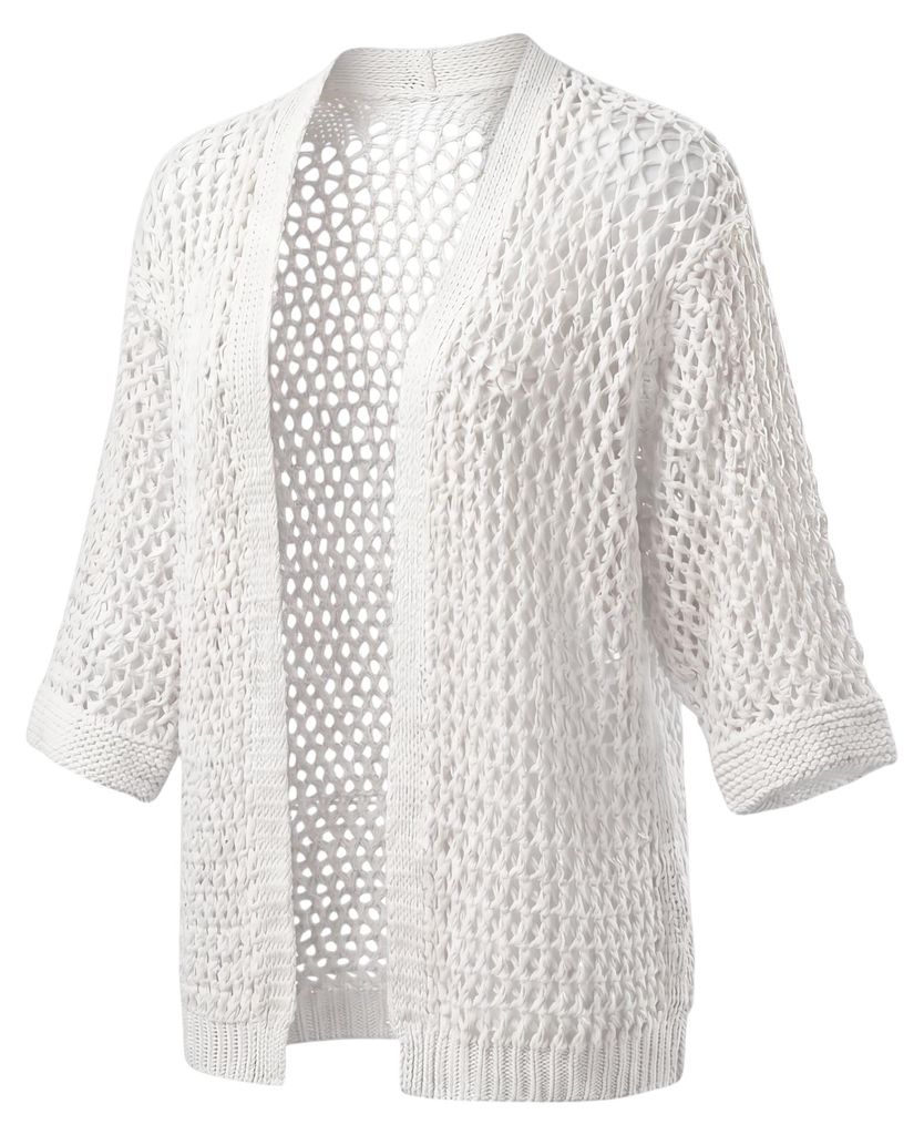 Cardigan OriginalYou Strickjacke Häkelmuster Sommerjacke 40 42 44 für Damen