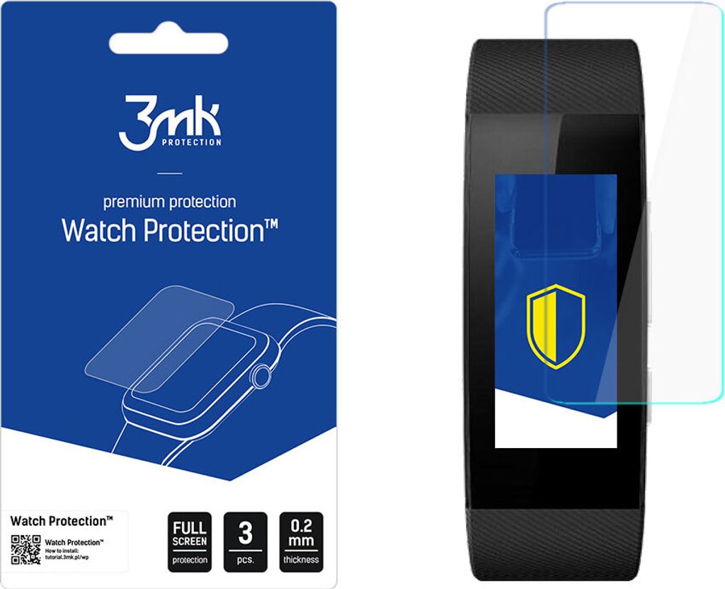 3mk Display Schutzfolie Watch Protection für Sony SmartBand Talk SWR30 0,2mm (3 Stück)