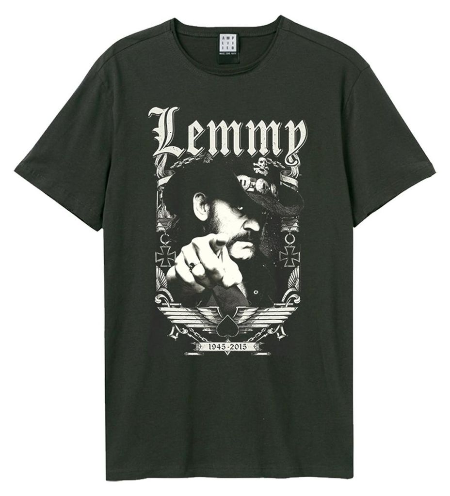 Amplified - "1945" T-Shirt für Herren/Damen Uni GD1452 (XL) (Holzkohle)