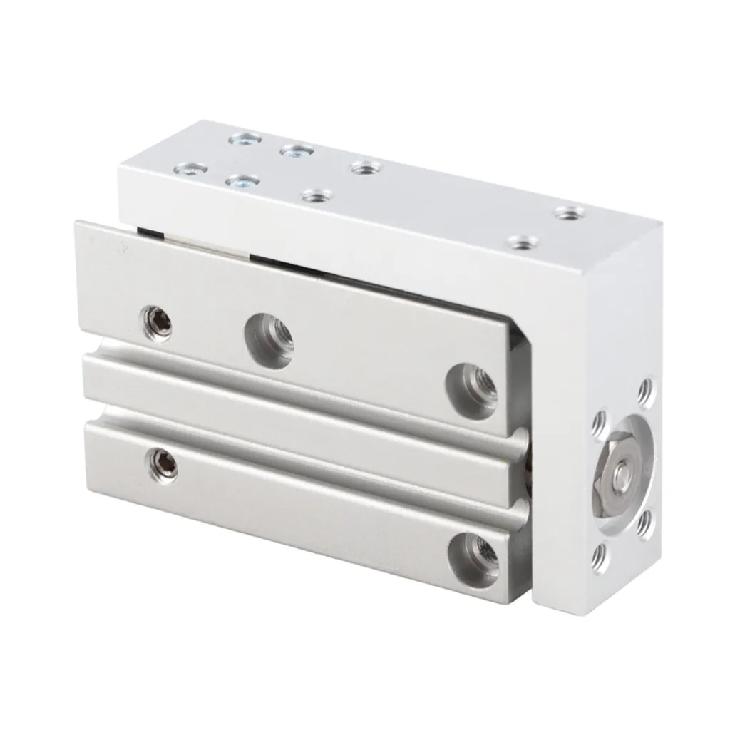 Petit vérin pneumatique compact MXH pour rail de guidage et précision - 2