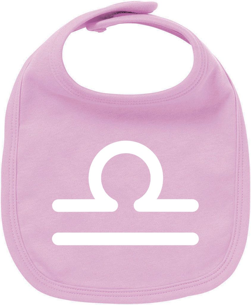 Huuraa Unisex Babylatz Waage Sternzeichen Zeichen Geschenk Babypink Bio Baumwolle Waage Mitbringsel