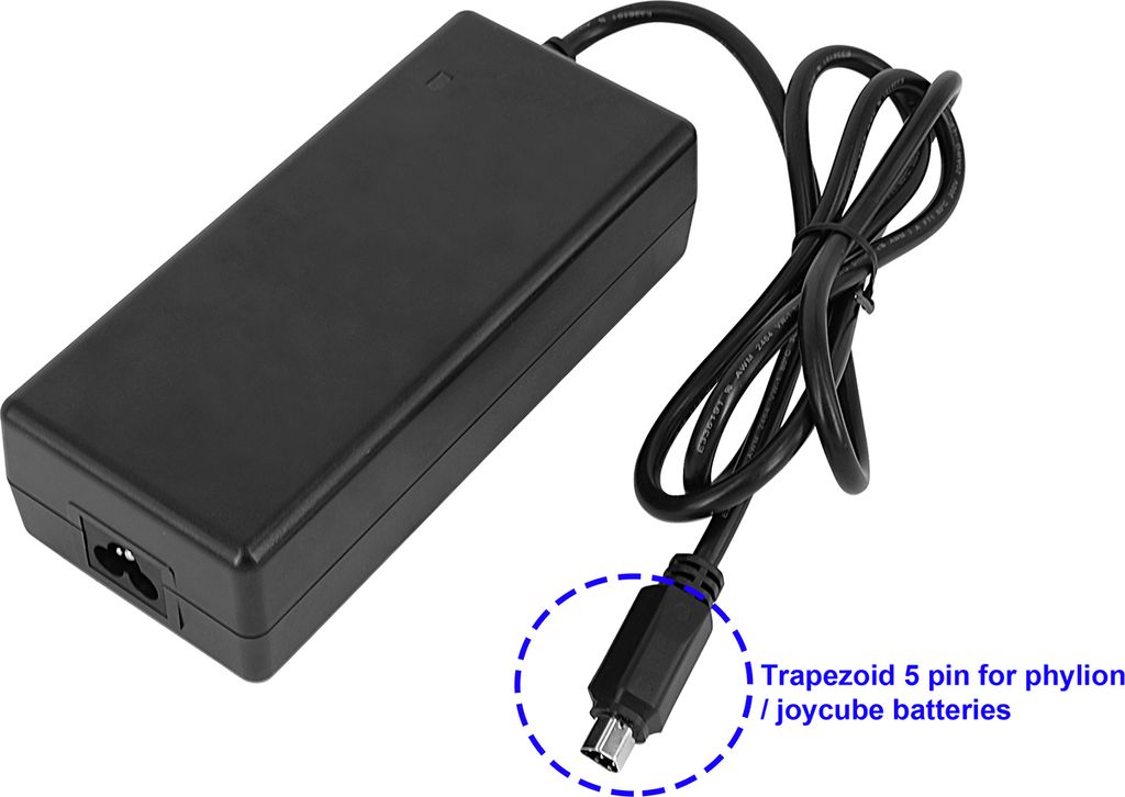 Nabíječka elektrokol 42V 2A pro 36V baterii SSLC084V42M Obrázek produktu 