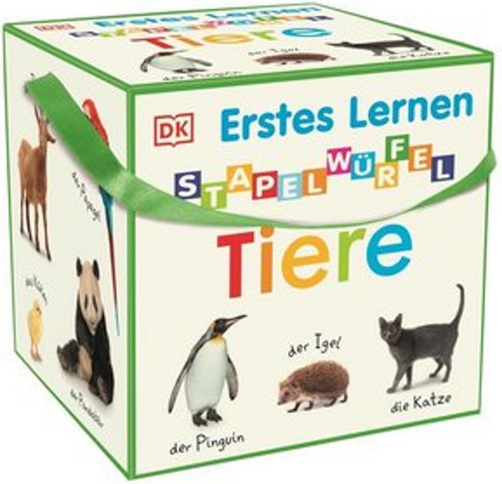 Erstes Lernen Stapelwürfel. Tiere Immagine del prodotto 