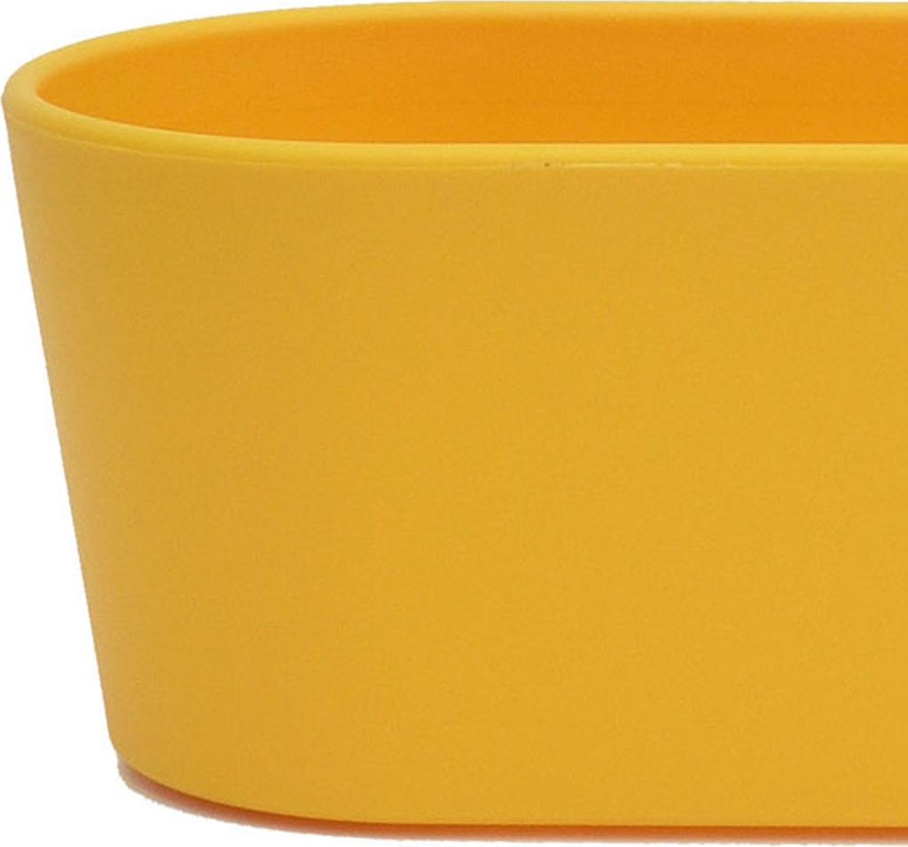 Set6 6 teilig Kunststoff Flori Pflanzschale gelb für Erdpflanzen L 26.5 cm B 10.0 cm H 08.0 cm