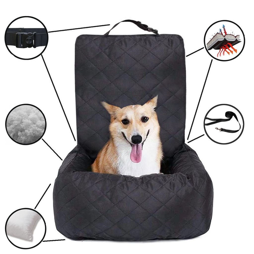 Autositz-Schonbezug für Haustiere Dog Gone Smart 112 x 89 cm Grau Kuns –