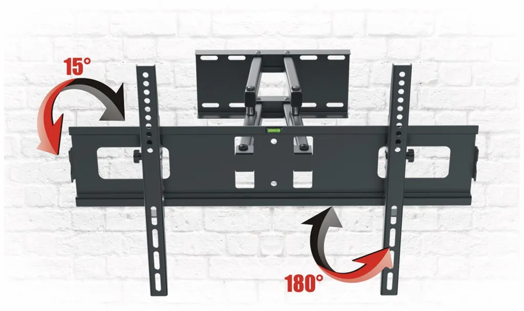 Support TV orientable 70 pouces ultra robuste avec bras extensible - 6
