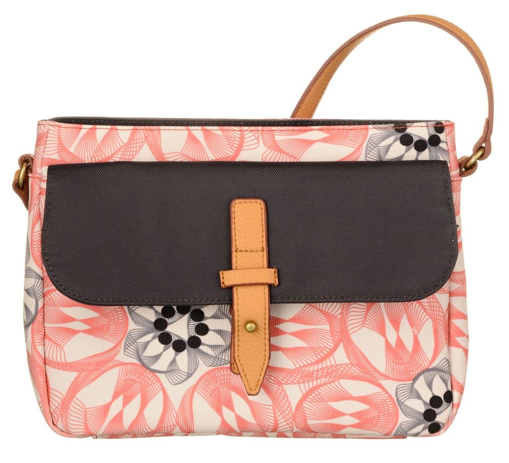 Oilily Flower Swirl S Shoulder Bag Pink Flamingo