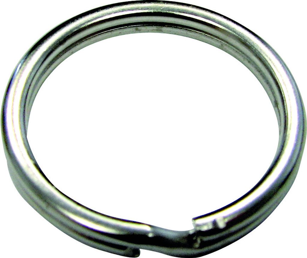 HSI Schlüsselringe gehärtet vernickelt 30mm lose