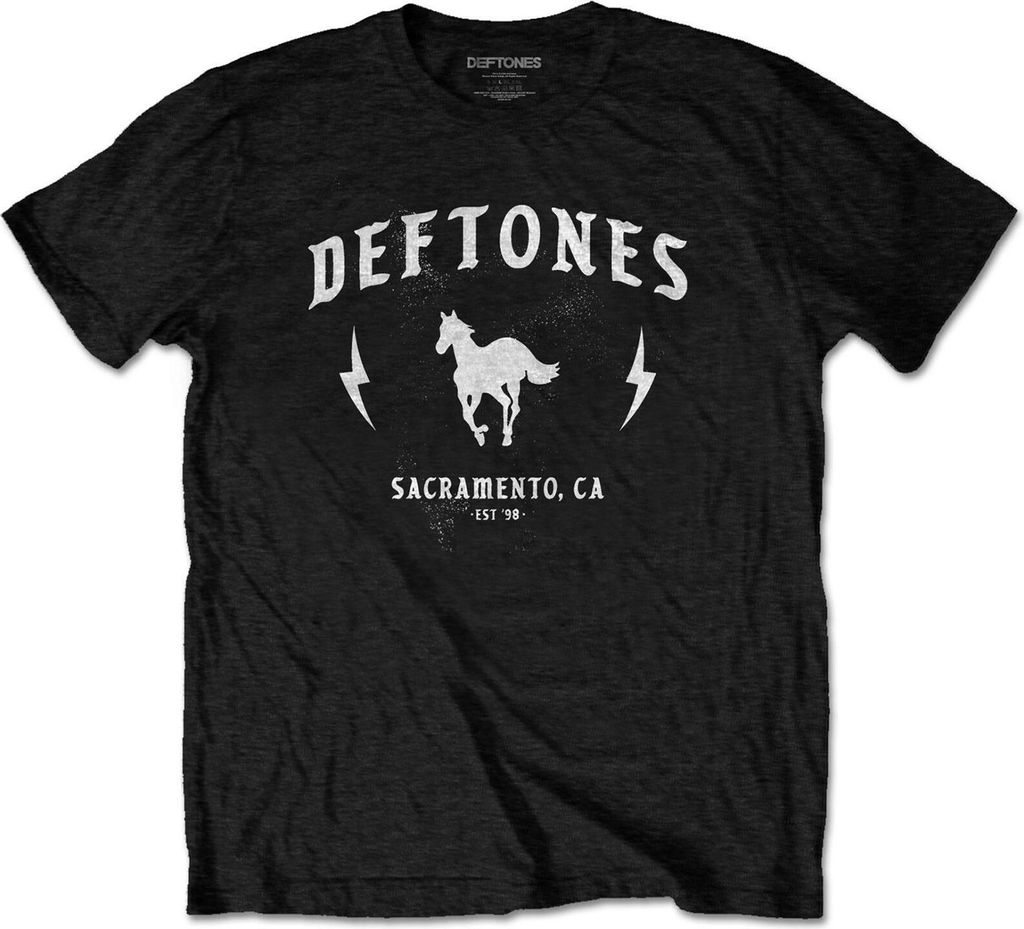 Deftones - T-Shirt für Herren/Damen Uni RO1973 (S) (Schwarz)