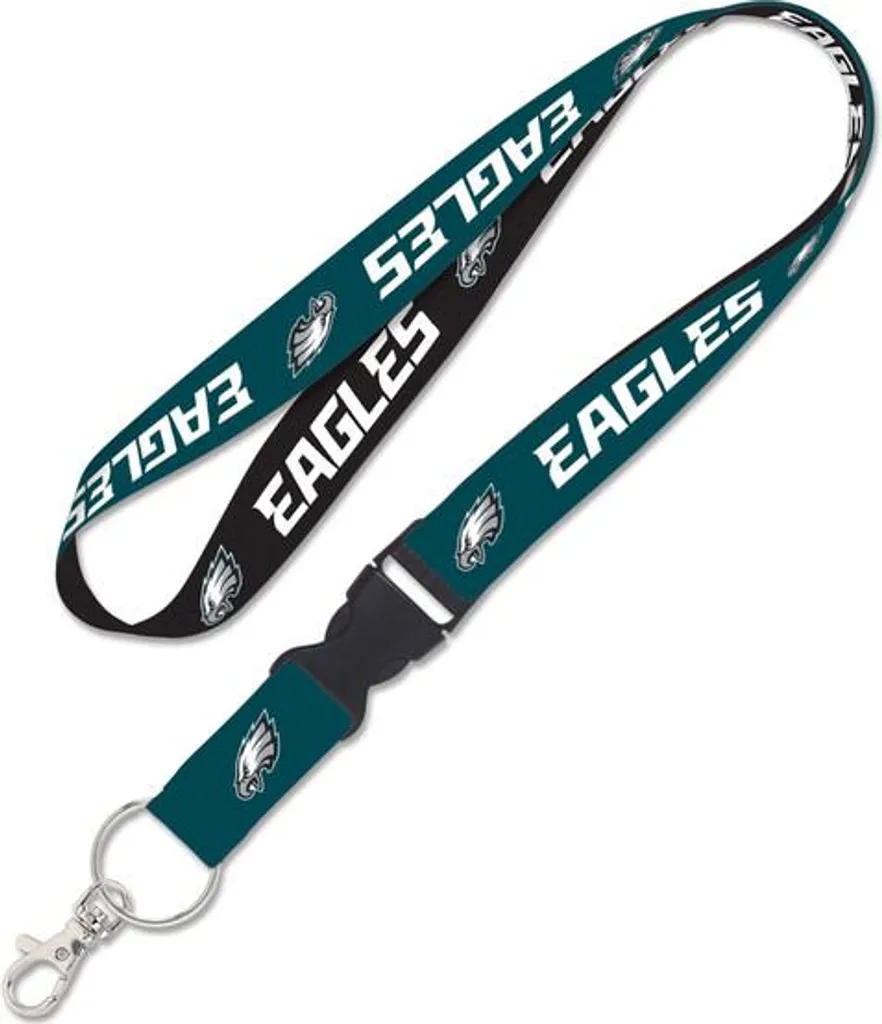Lanyard Philadelphia Eagles WinCraft - Cordino NFL con Fibbia Rimovibile