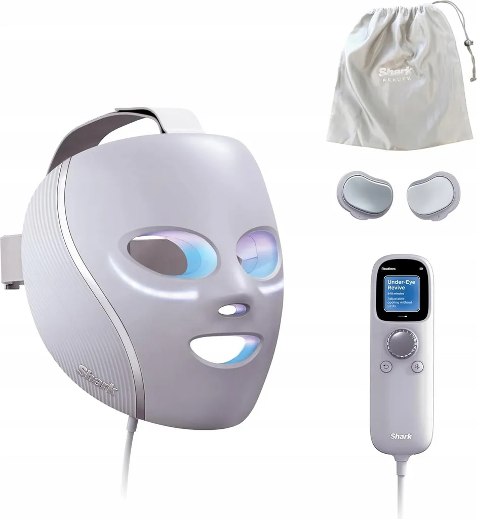 Masque de Luminothérapie LED Shark CryoGlow - Soin Visage Multi-Action - 14