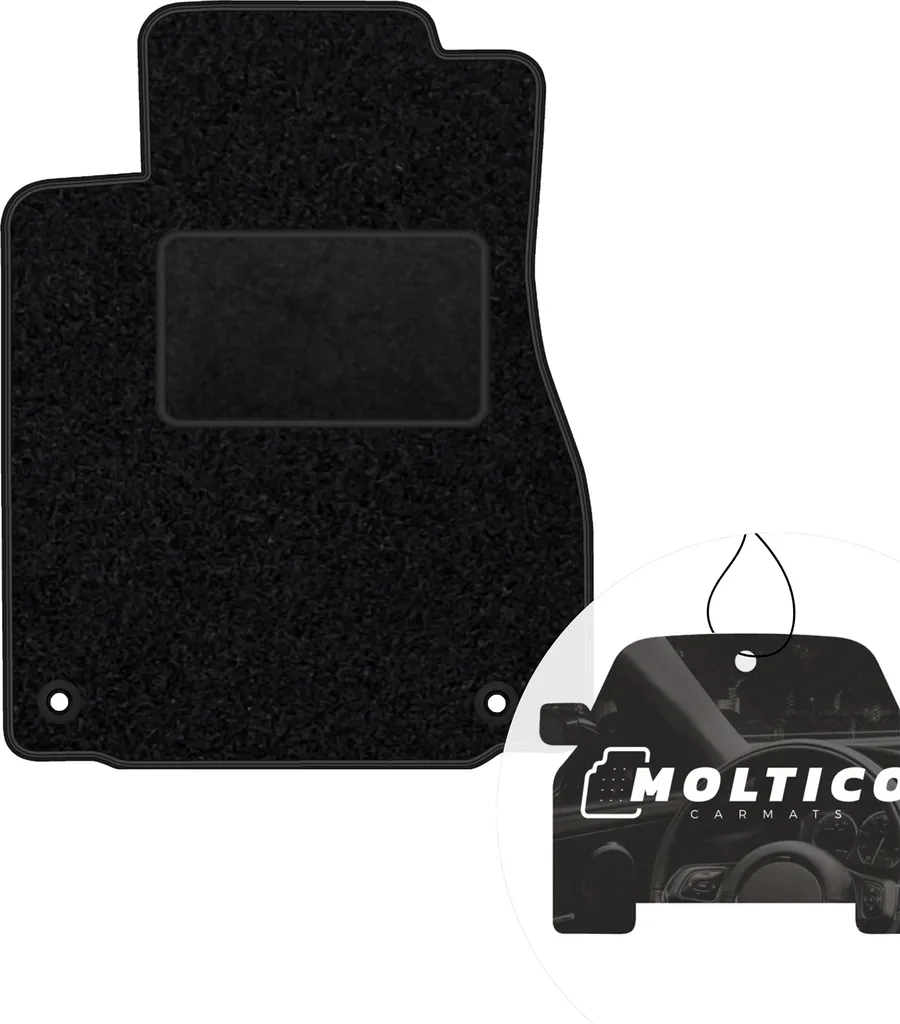 moto-MOLTICO tappetino conducente auto velours lato conducente tappetini auto nero tappetino conducente 1 pezzo adatto per Honda CR-V 2012-2018