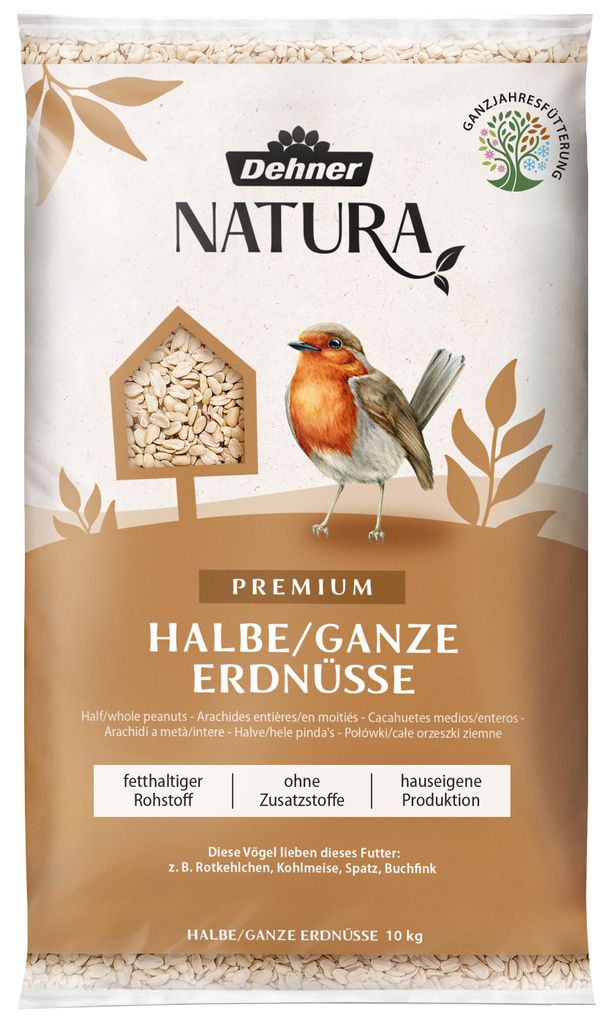 Dehner Natura Premium cibo per uccelli selvatici, mezze Immagine del prodotto 
