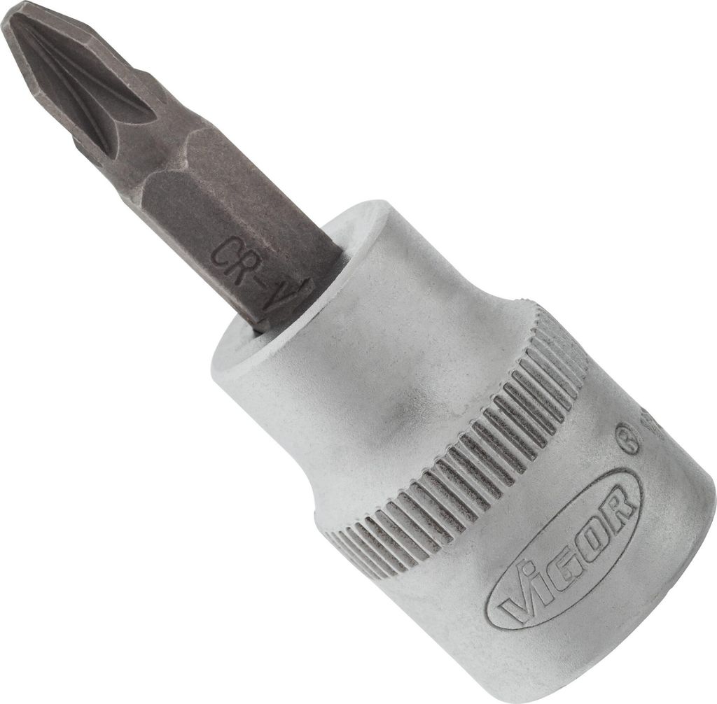 VIGOR Schraubendrehereinsatz V2290N 3/8" Pozidriv Profil PZ SW PZ2