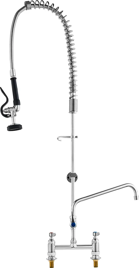 VEVOR Robinet de cuisine commercial 112 cm avec douchette extractible