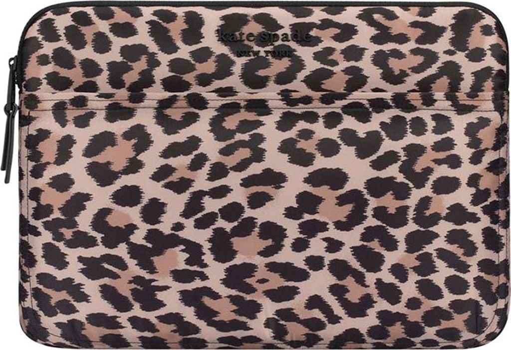 Kate Spade New York Pufferhülle - MacBook Pro 16" / Laptop 16" Hülle (Klassischer Leopard)