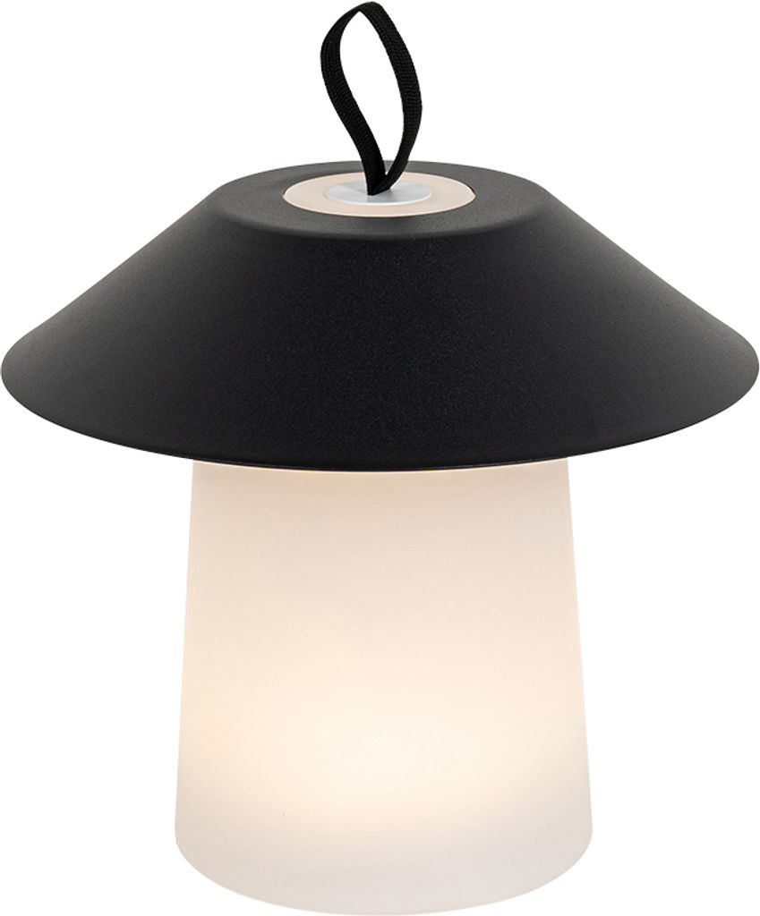 Tischleuchte Schwarz inkl  LED 3 Stufig dimmbar Produktbild 