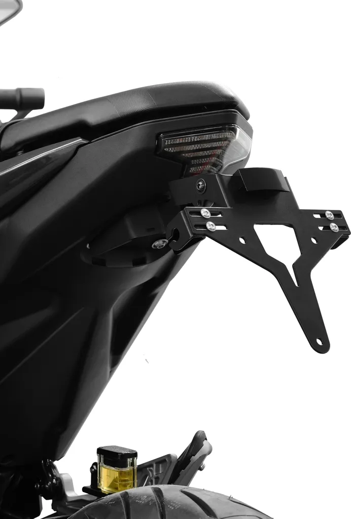 Portatarga Sportivo Zieger per Zontes ZT 125 U | Look Racing Nero