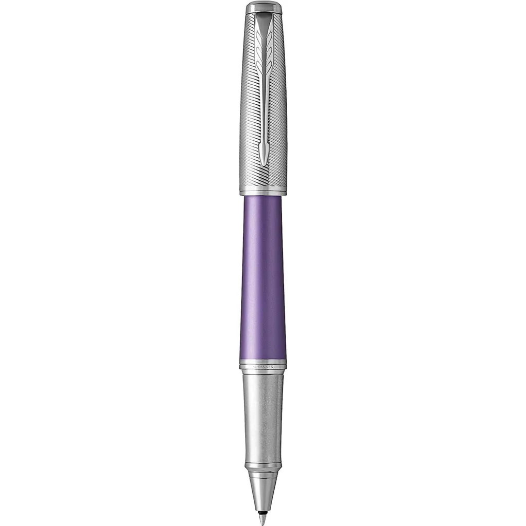 Stylo Roller Parker Urban Premium Violet Pointe Fine - Écriture Fluide - 4