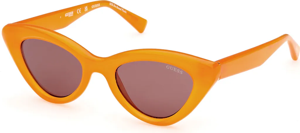 Lunettes de soleil Guess contre l'éblouissement monture orange