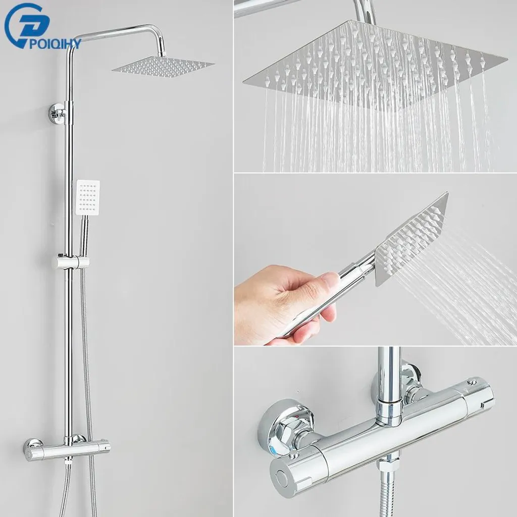 Mitigeur douche thermostatique bi-commande avec régulation stable A - 2