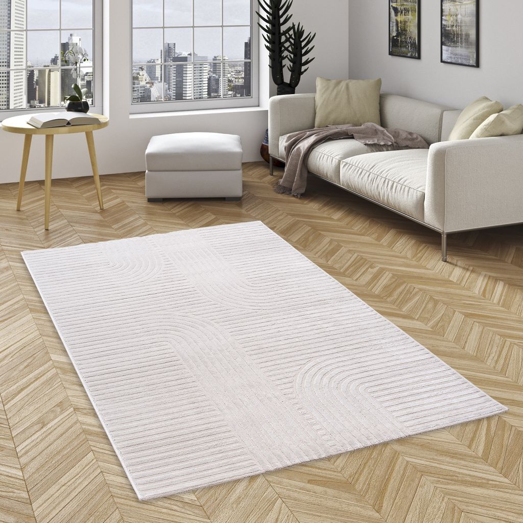 Soft Teppich Lucia Boho Creme, Größe:80x150 cm