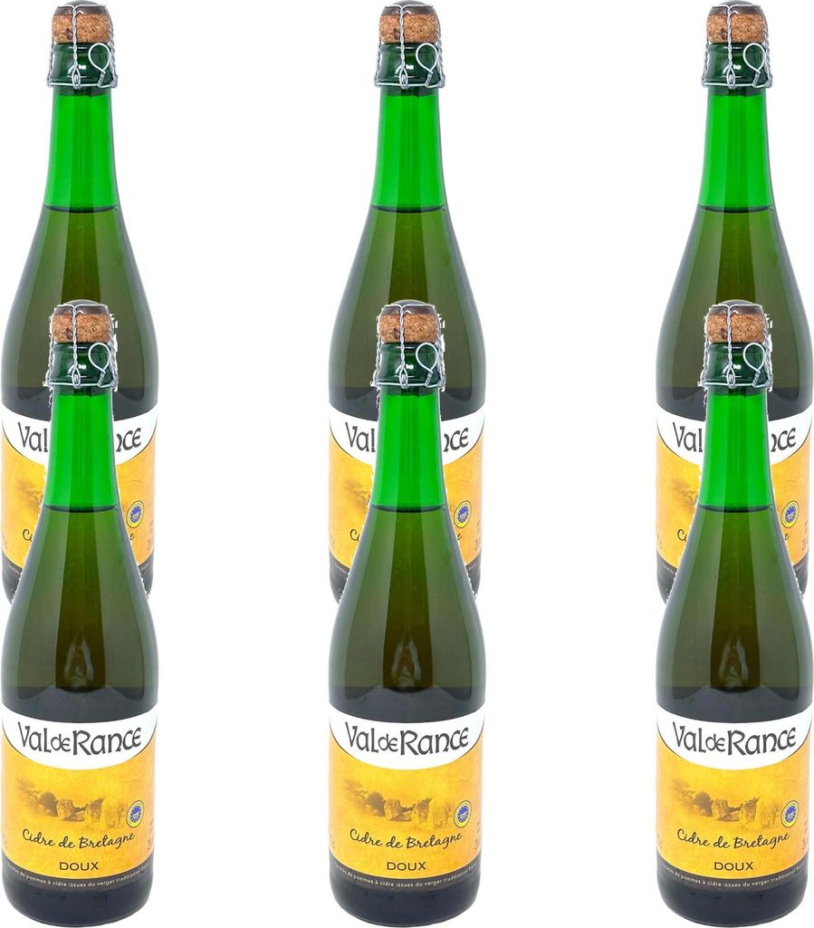 Val de Rance Cidre de Bretagne Doux 6 x 0,75L – Milder Produktbild 
