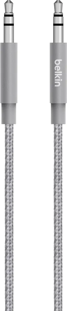 Cavo AUX Belkin MIXit Metallic 1,2 m - Audio Cristallino Grigio Spazio