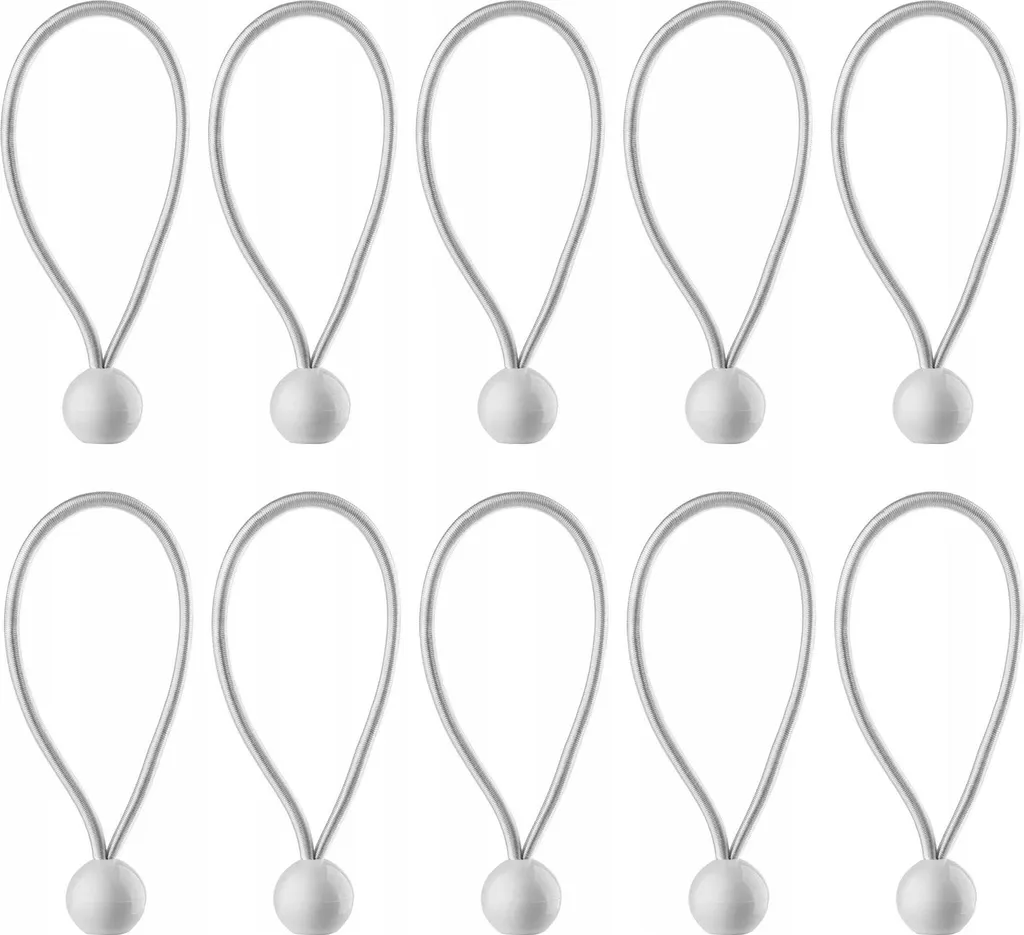 Élastiques de fixation pour bâches : stop aux déchirures d'œillets - 10 pcs
