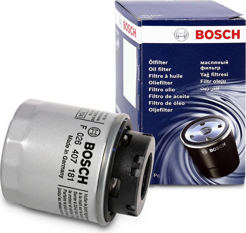 Bosch Automotive P7181 - Ölfilter Auto, schwarz, F 026 407 Produktbild 