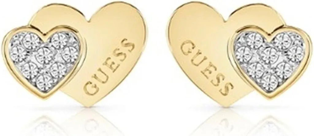 Boucles d'oreilles Guess Hypoallergéniques en Or pour Oreilles Sensibles