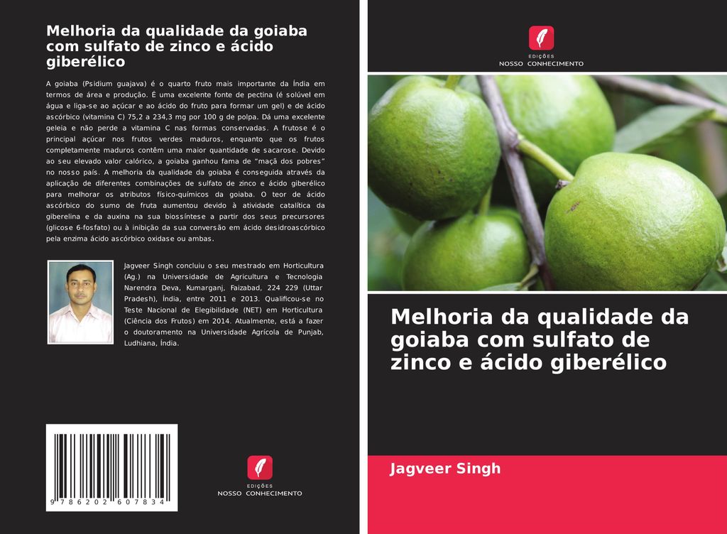 Melhoria da qualidade da goiaba com sulfato de zinco e ácido giberélico