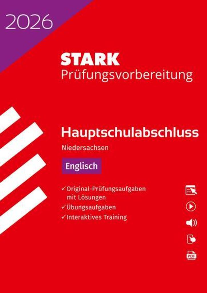 STARK Englisch - Hauptschulabschluss 2026 Niedersachsen - Prüfungsvorbereitung inkl. Lösungen, m. 1 Buch, m. 1 Beilage