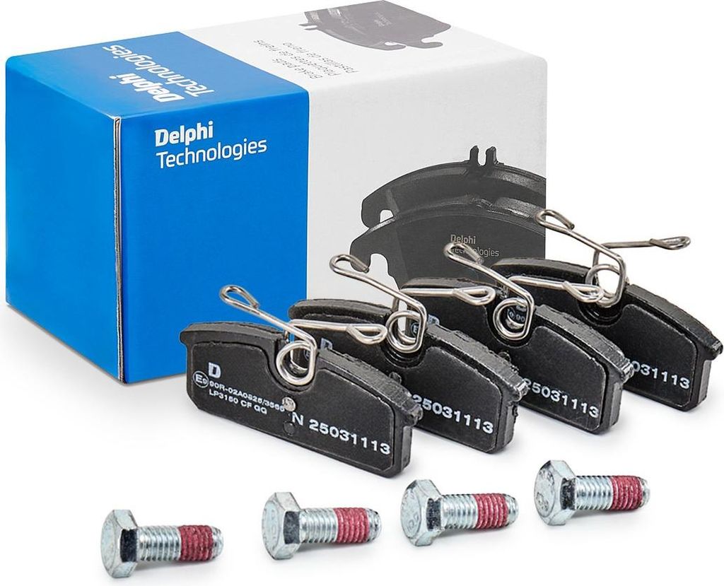 Bremsbelagsatz, Scheibenbremse DELPHI LP3150