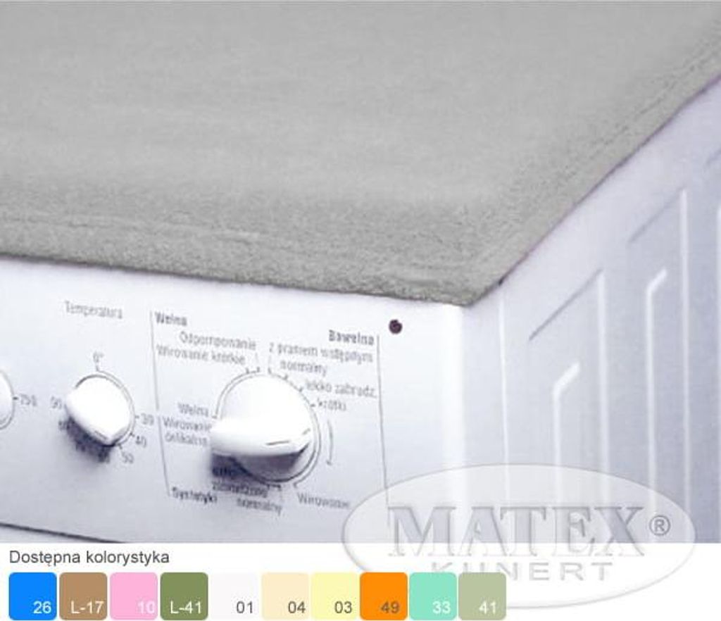Waschmaschinenabdeckung 50x60 Grau Produktbild 