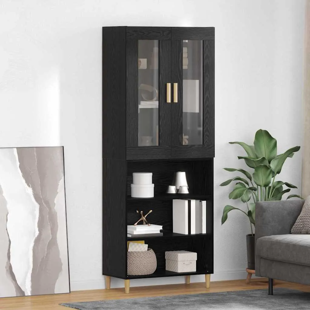 2x Lavagna a Parete vidaXL Rovere Nero - Crea il tuo Angolo Creative