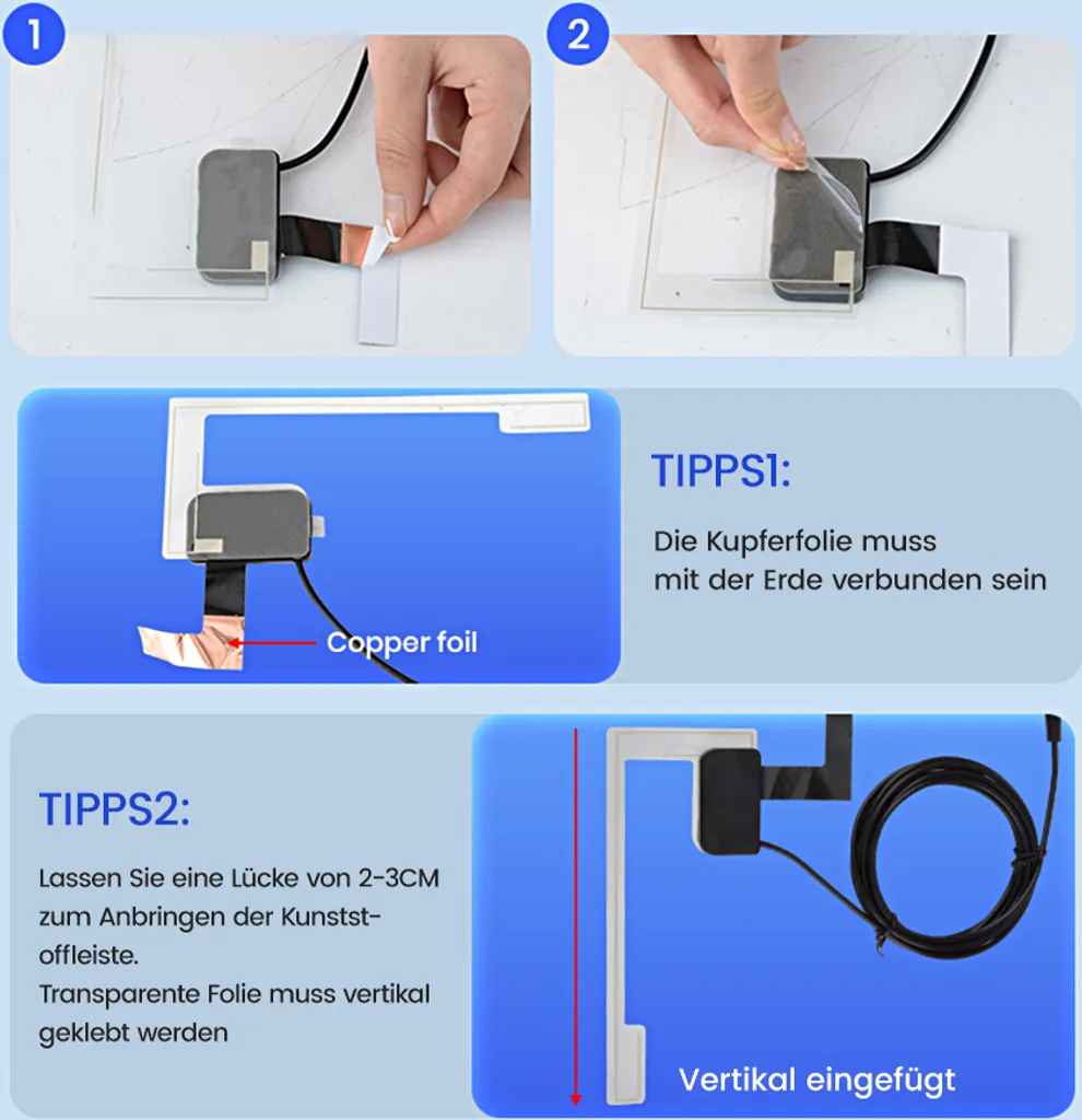 Adaptateur Radio Numérique DAB+ USB avec Antenne pour Poste Android - 4