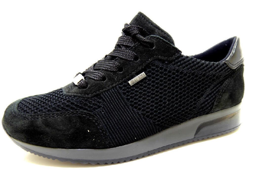 ARA Damen Schnürschuhe sportlich schwarz Gr. 41/2