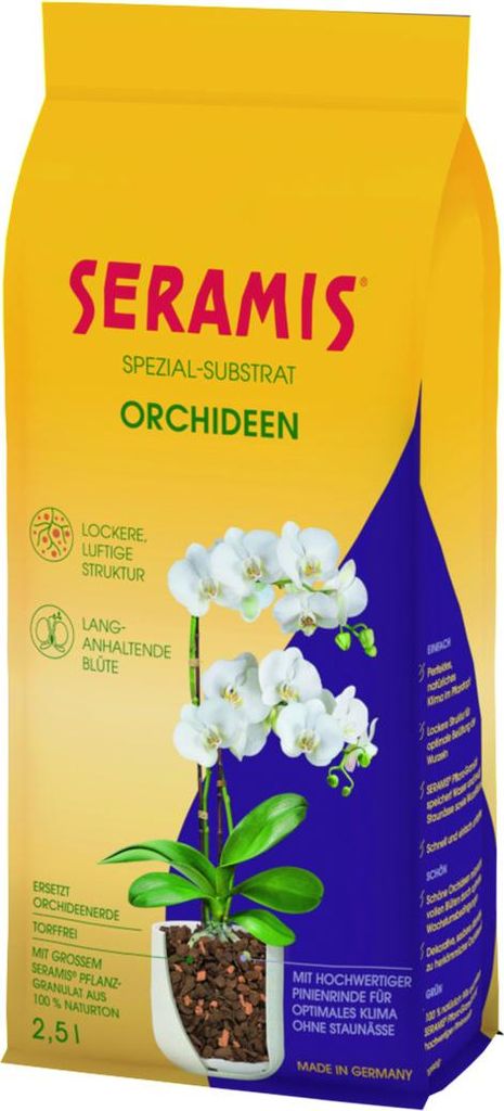 SERAMIS® Spezial-Substrat für Orchideen 2,5 l Produktbild 