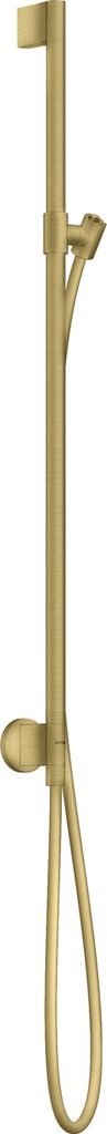 AXOR One Brausestange mit Wandanschluss und Brauseschlauch 1,60 m Brushed Brass, 48792950