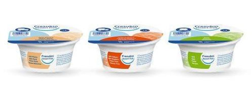 Fresubin dessert fruit Mischkarton im Becher 24X125 g