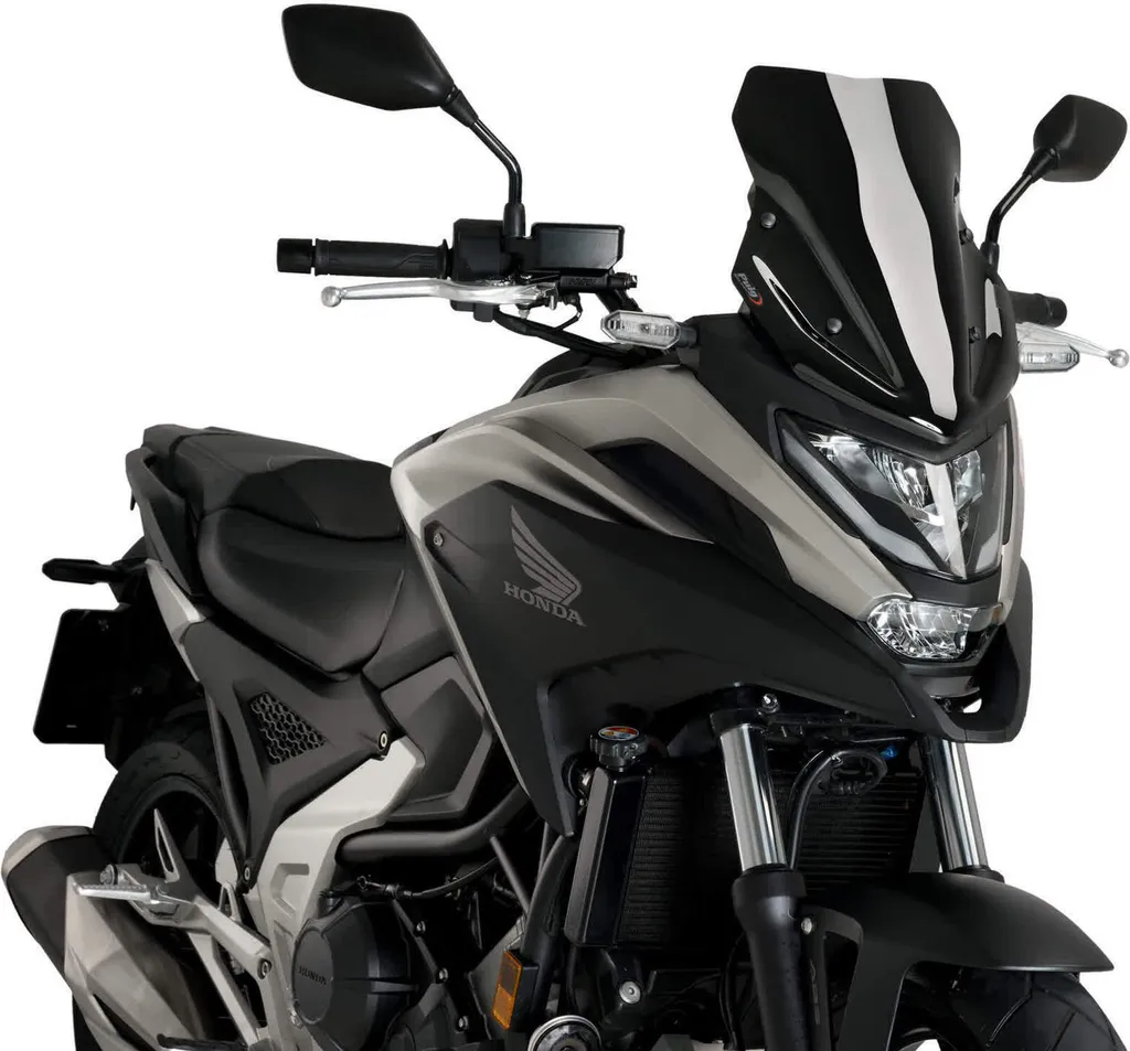 Écran Sport PUIG 380x295mm Noir Haute Résistance pour Honda NC700X / 750X